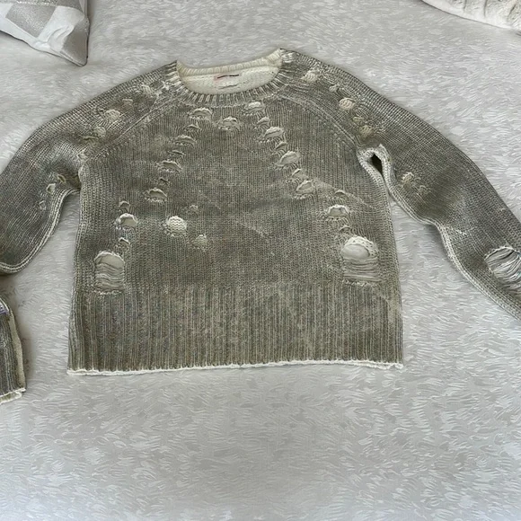 Sunset & Spring cropped sweater - Picture 1 of 7